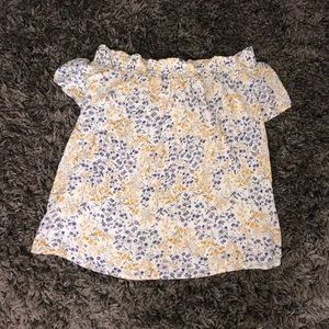 FLOWERED TOP NWOT